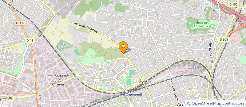 localisation de l'entreprise MS IMMO  ARGENTEUIL