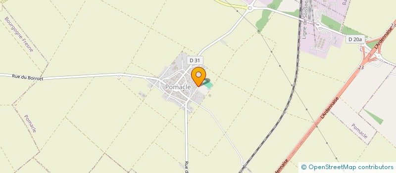 localisation de l'entreprise MS IMMO  POMACLE