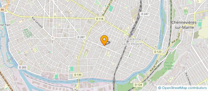 localisation de l'entreprise MS IMMOBILIER à SAINT-MAUR-DES-FOSSES