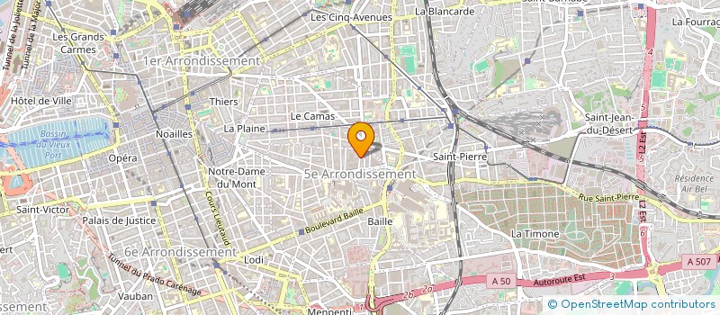 localisation de l'entreprise MS IMMOBILIER  MARSEILLE