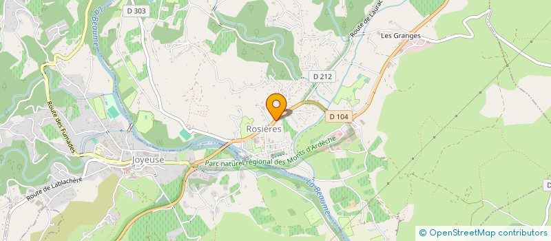 localisation de l'entreprise MS IMMOBILIER  ROSIERES