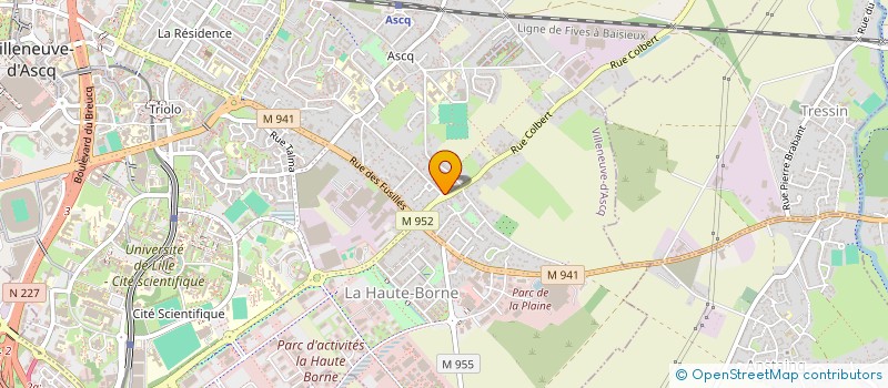 localisation de l'entreprise MS IMMOBILIER à VILLENEUVE-D'ASCQ