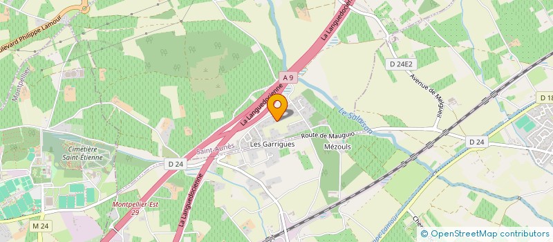 localisation de l'entreprise MS IMMOBILIER  SAINT-AUNES