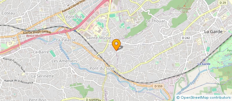 localisation de l'entreprise MS INGENIERIE  TOULON
