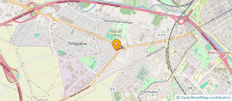 localisation de l'entreprise MS INGENIERIES  TINQUEUX