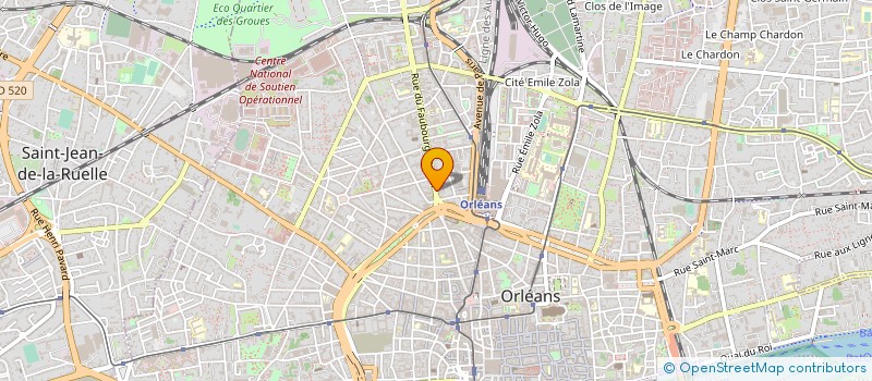 localisation de l'entreprise MS INTERIEUR à ORLEANS