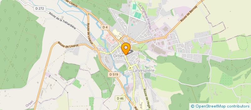 localisation de l'entreprise MS INVEST  ORBEC