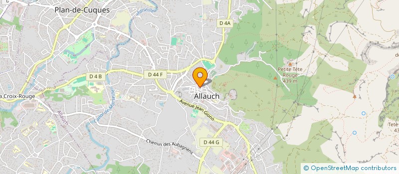 localisation de l'entreprise MS INVEST  ALLAUCH