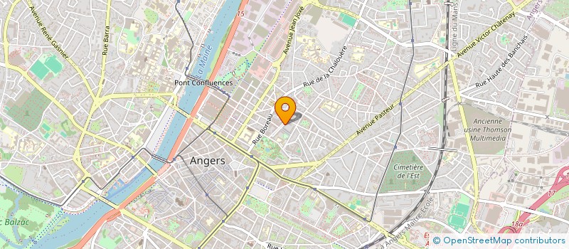 localisation de l'entreprise MS INVEST à ANGERS