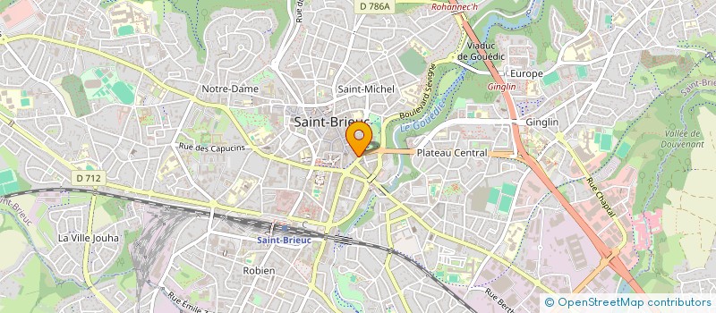 localisation de l'entreprise MS INVEST à SAINT-BRIEUC