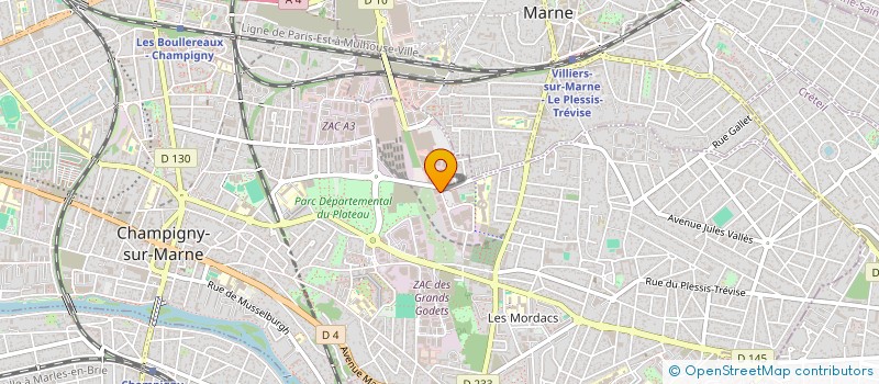 localisation de l'entreprise MS INVEST  CHAMPIGNY-SUR-MARNE