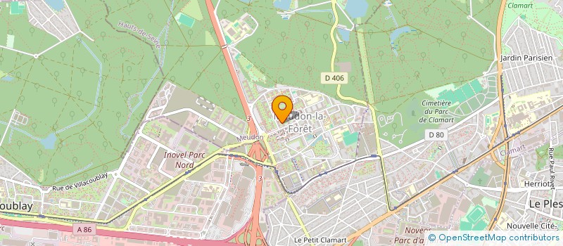 localisation de l'entreprise MS INVEST à MEUDON