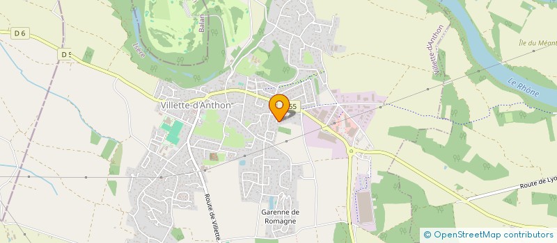 localisation de l'entreprise MS INVEST  VILLETTE-D'ANTHON