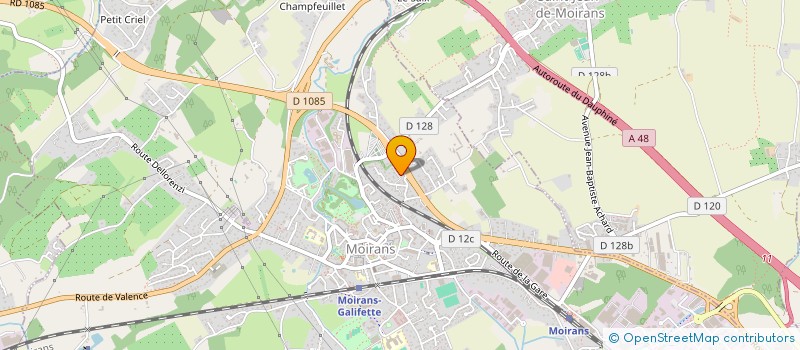 localisation de l'entreprise MS INVESTISSEMENTS  MOIRANS