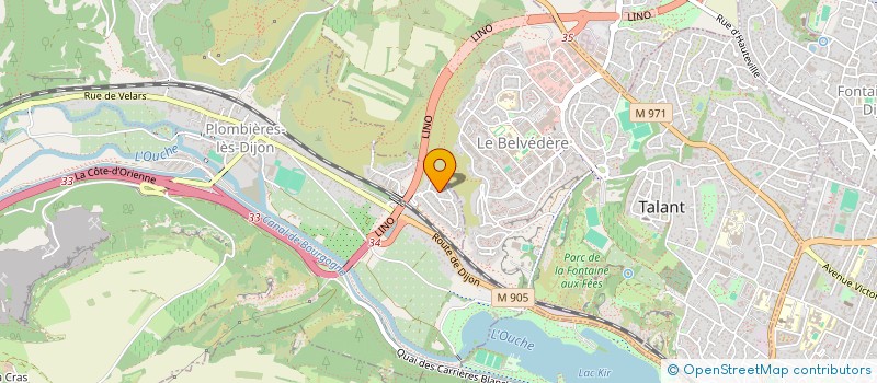 localisation de l'entreprise MS INVESTISSEMENTS  PLOMBIERES-LES-DIJON