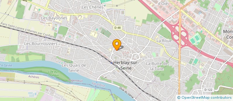 localisation de l'entreprise MS IOT CONSULTING  HERBLAY-SUR-SEINE