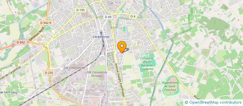 localisation de l'entreprise MS ISOLATION à CARPENTRAS