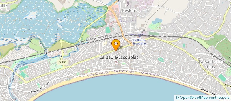 localisation de l'entreprise MS LA BAULE à LA BAULE-ESCOUBLAC