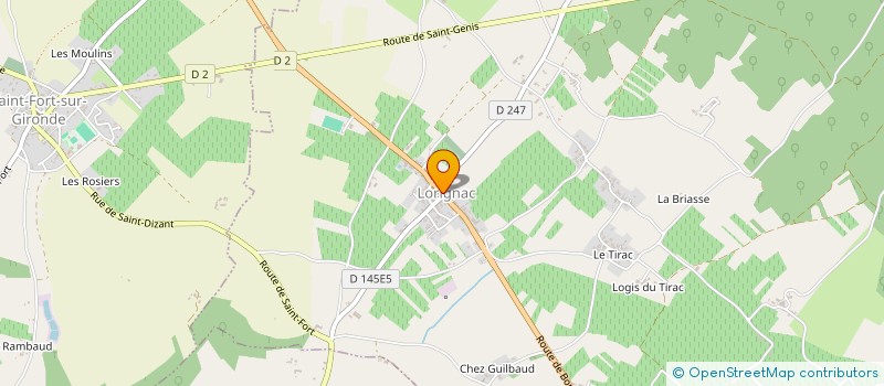 localisation de l'entreprise MS LA GRANGE  LORIGNAC