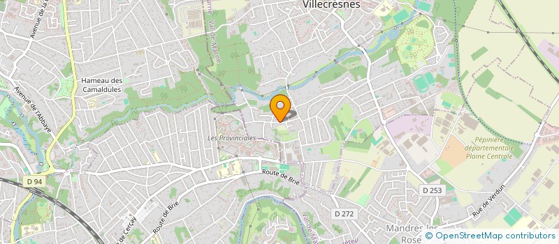 localisation de l'entreprise MS LA VARENNE  VILLECRESNES