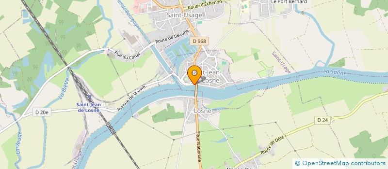 localisation de l'entreprise MS LATINA à SAINT-JEAN-DE-LOSNE
