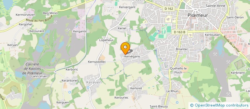 localisation de l'entreprise MS LAURENCE à PLOEMEUR