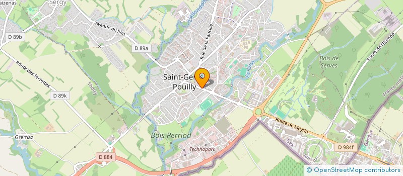 localisation de l'entreprise MS LAVERIE  SAINT-GENIS-POUILLY