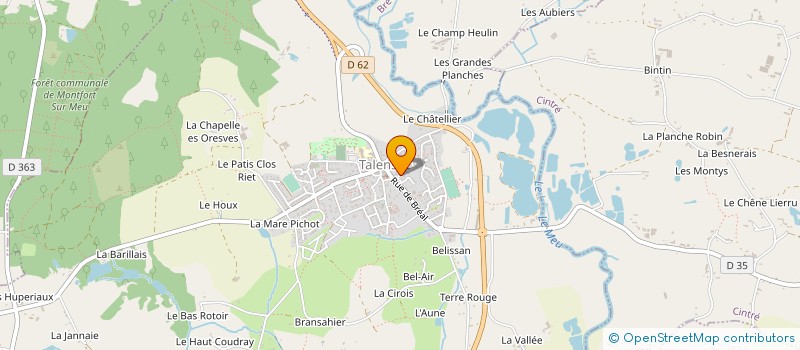 localisation de l'entreprise MS LC  TALENSAC