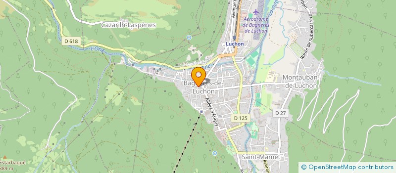 localisation de l'entreprise MS LL CANTO à BAGNERES-DE-LUCHON