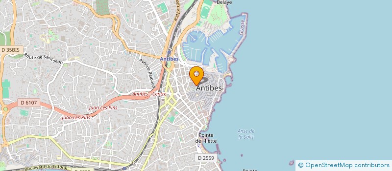 localisation de l'entreprise MS LOCATION à ANTIBES