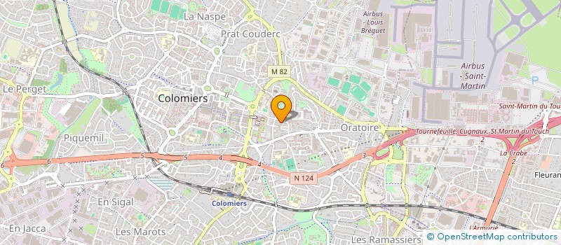 localisation de l'entreprise MS LOCATION TRANSPORT 31 à COLOMIERS