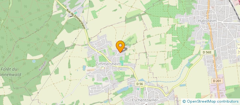 localisation de l'entreprise MS MAISON MARGAUX  ZIMMERSHEIM