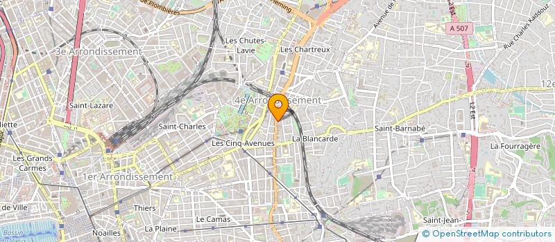 localisation de l'entreprise MS MARSEILLE MOTOS SERVICE à MARSEILLE