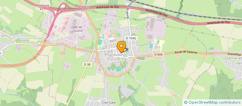 localisation de l'entreprise MS-MDB  PHALSBOURG