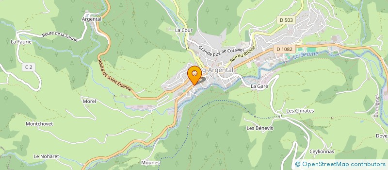 localisation de l'entreprise MS MECA à BOURG-ARGENTAL