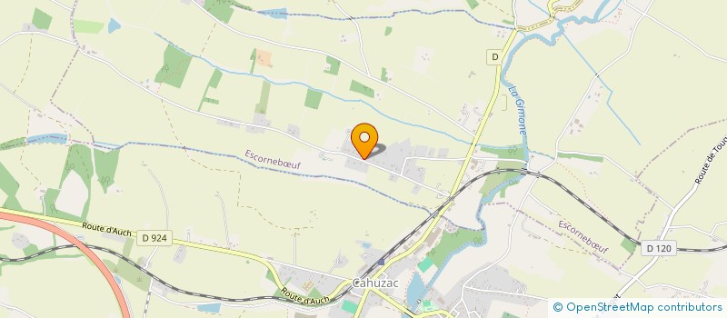 localisation de l'entreprise MS MEDIA  ESCORNEBOEUF