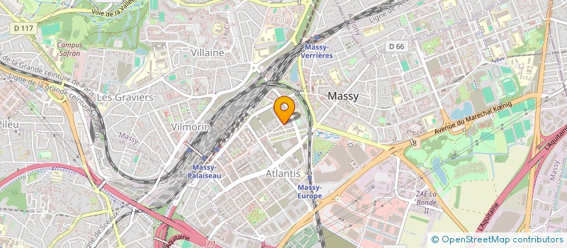 localisation de l'entreprise MS MEDICAL  MASSY