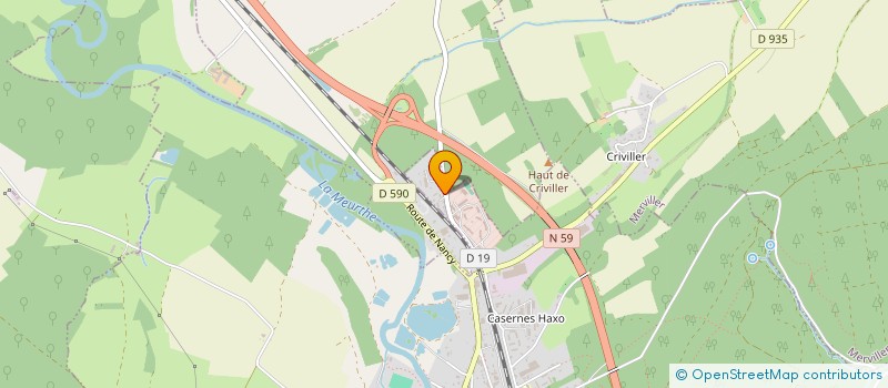 localisation de l'entreprise MS MEMORIEL  BACCARAT