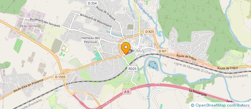 localisation de l'entreprise MS MLAYAH à LE MUY