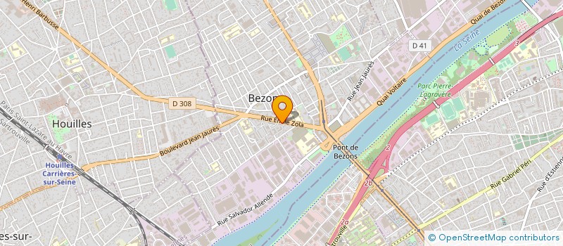 localisation de l'entreprise MS MOTO 95  BEZONS