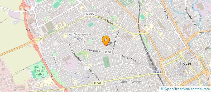 localisation de l'entreprise MS NETTOYAGE  LES NOES-PRES-TROYES