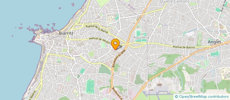 localisation de l'entreprise MS OCEAN à BIARRITZ