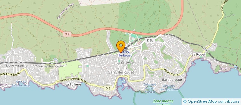 localisation de l'entreprise MS&P  CARRY-LE-ROUET