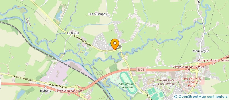 localisation de l'entreprise MS PAGNIER  SAINT-LEGER-LES-PARAY