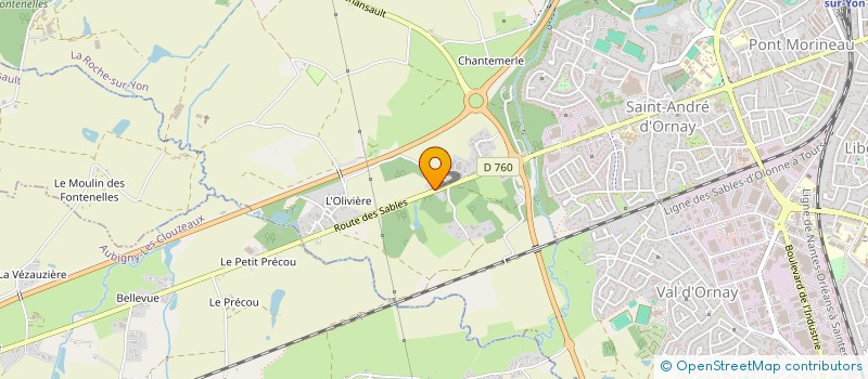 localisation de l'entreprise MS PALETTES  NIEUL-LE-DOLENT