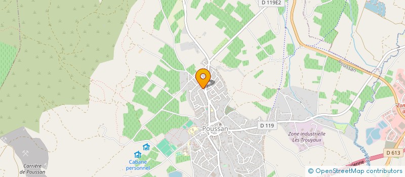 localisation de l'entreprise MS PAYSAGE  POUSSAN