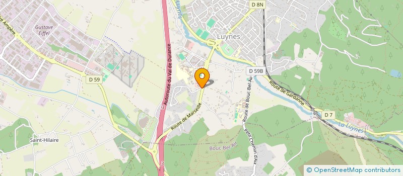 localisation de l'entreprise MS PAYSAGE ET ENVIRONNEMENT à AIX-EN-PROVENCE