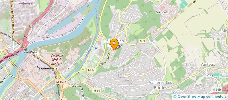 localisation de l'entreprise MS PEINTURE  SAINT-JULIEN-LES-METZ