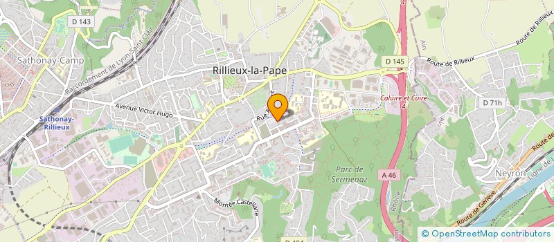 localisation de l'entreprise MS PEINTURE  RILLIEUX-LA-PAPE