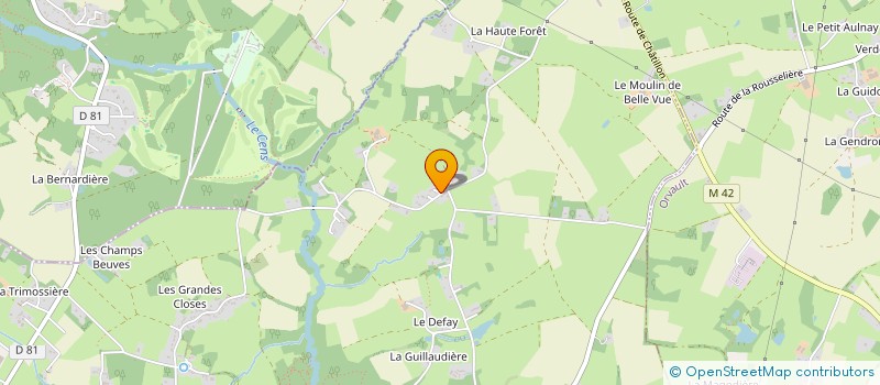 localisation de l'entreprise MS PINEAU  SAUTRON